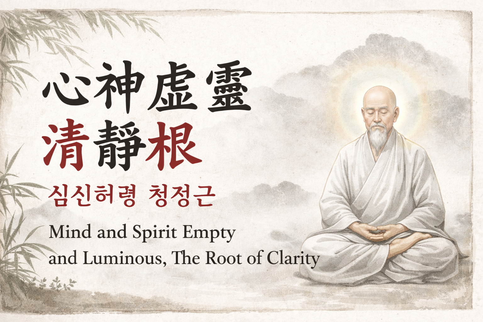 심신허령 청정근