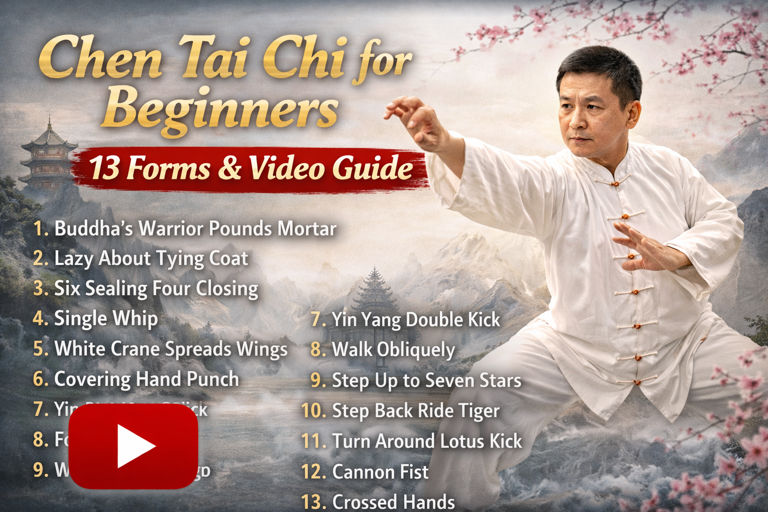 진식태극권 입문투로 13식