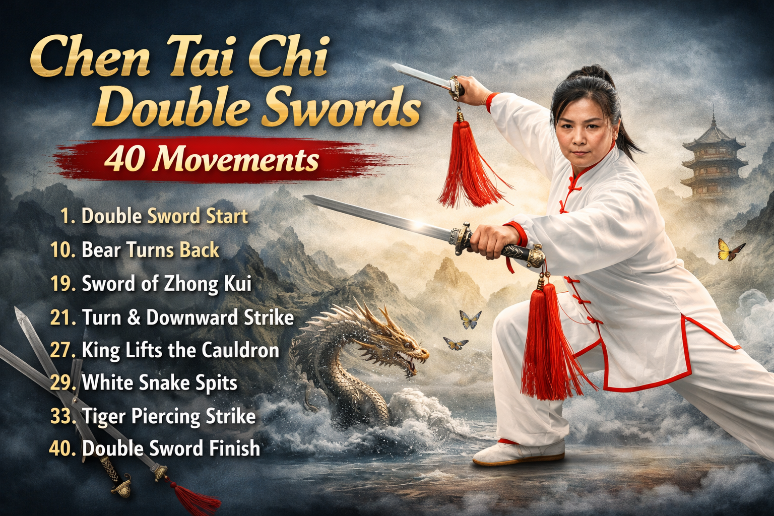 진식태극쌍검 40식