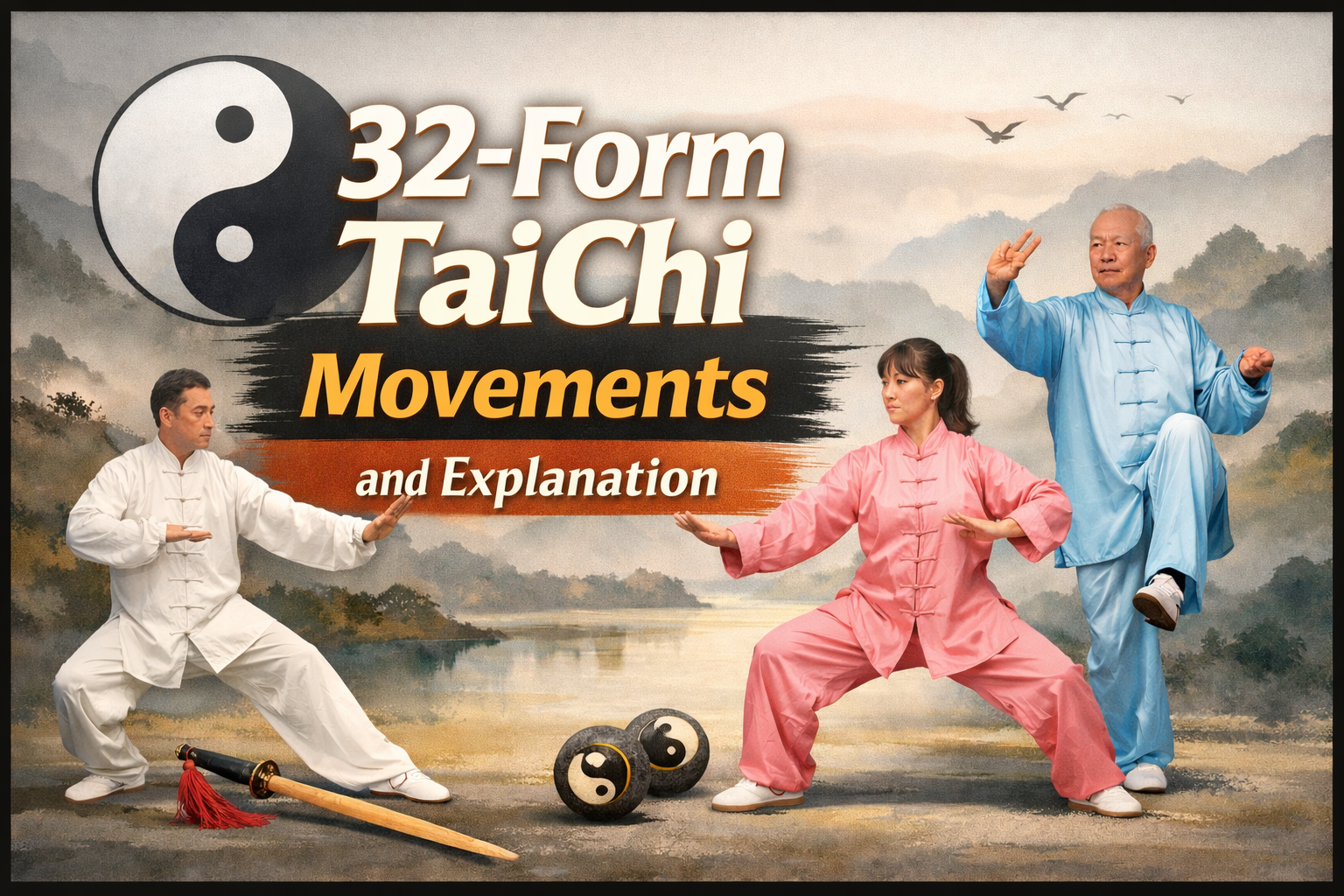 32식 태극권 명칭과 설명