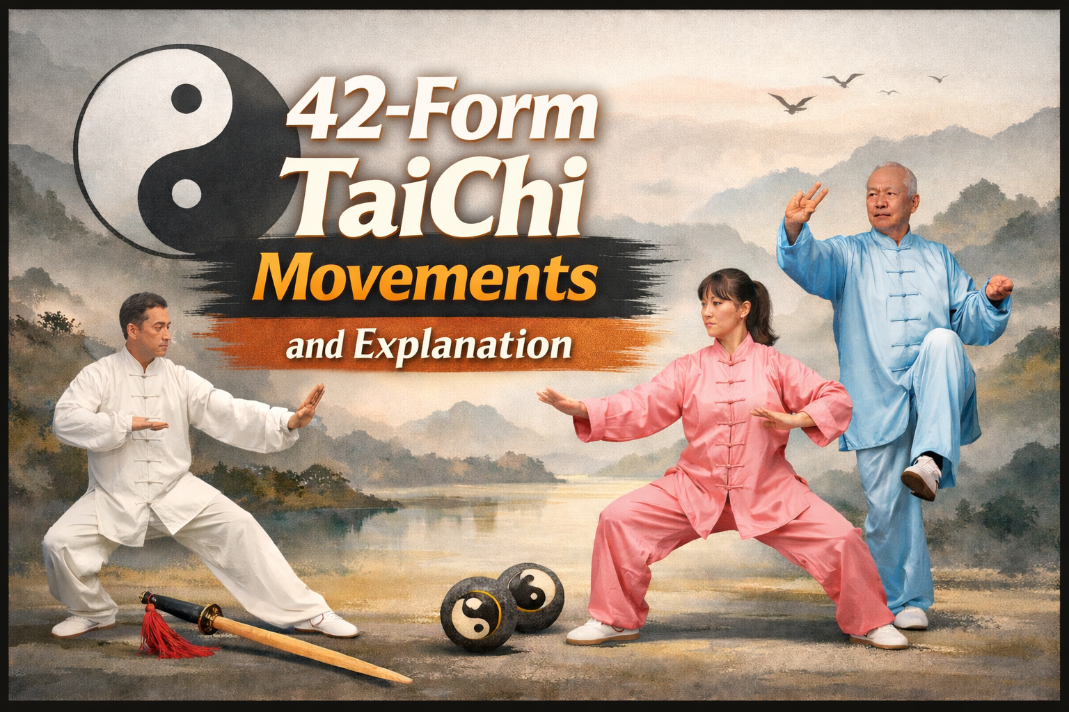 42식 태극권 동작명칭과 설명