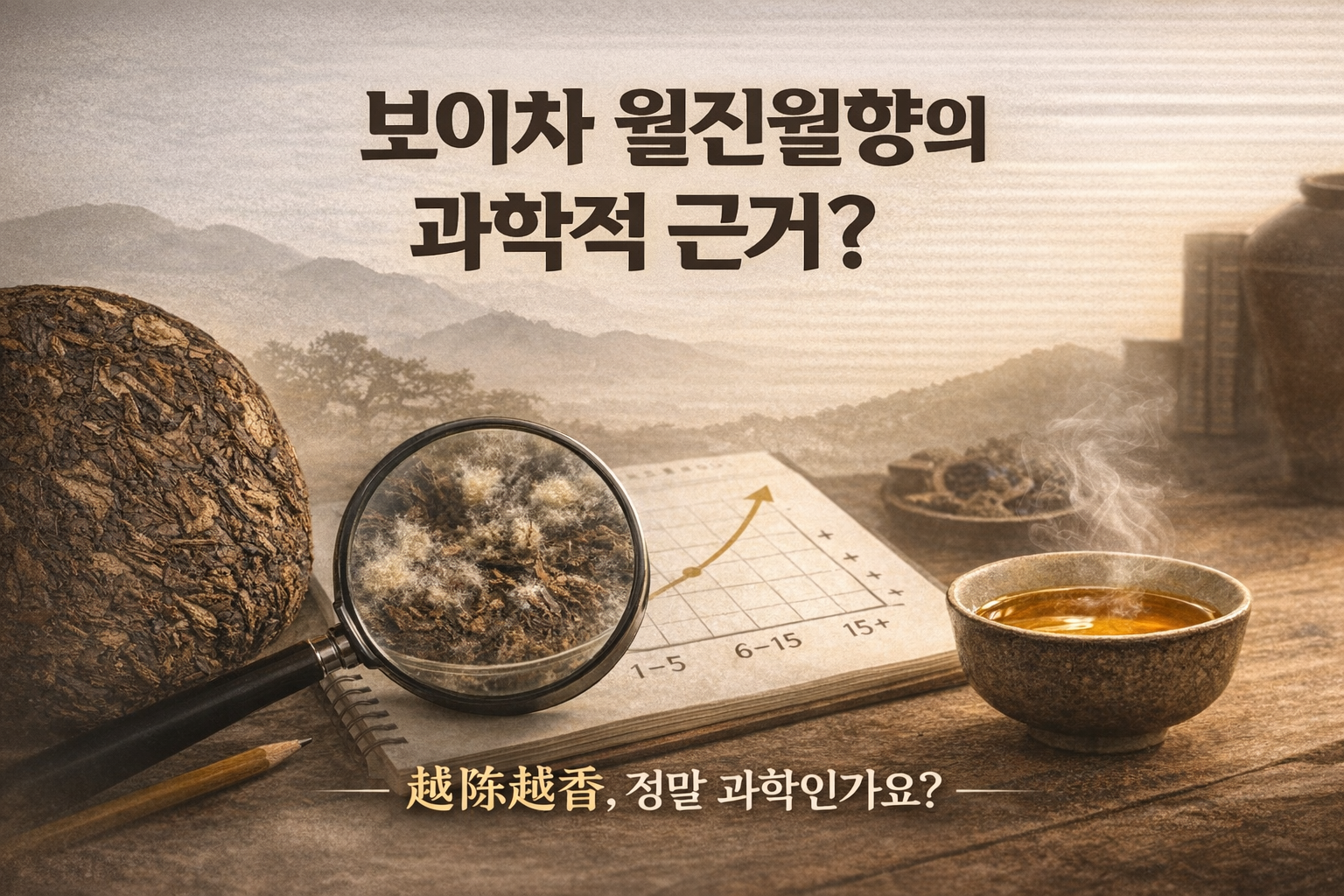 보이차 월진월향의 과학적 근거?