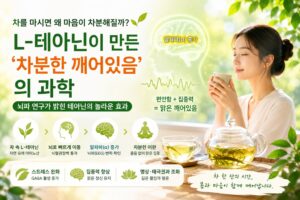 L테아닌 차분한 깨어있음의 과학