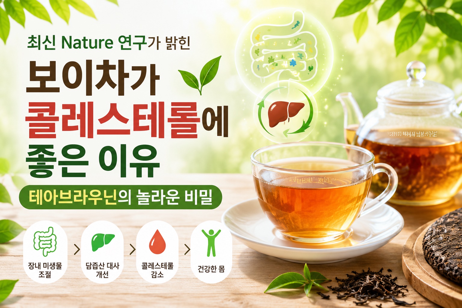 테아브라우닌 콜레스테롤
