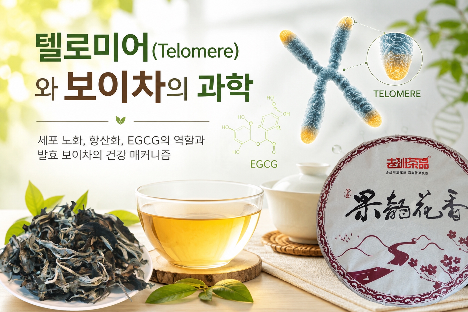 텔로미어(Telomere)와 보이차의 과학